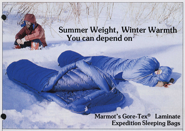 Catalog 1978 GORETEX Sleepingbag