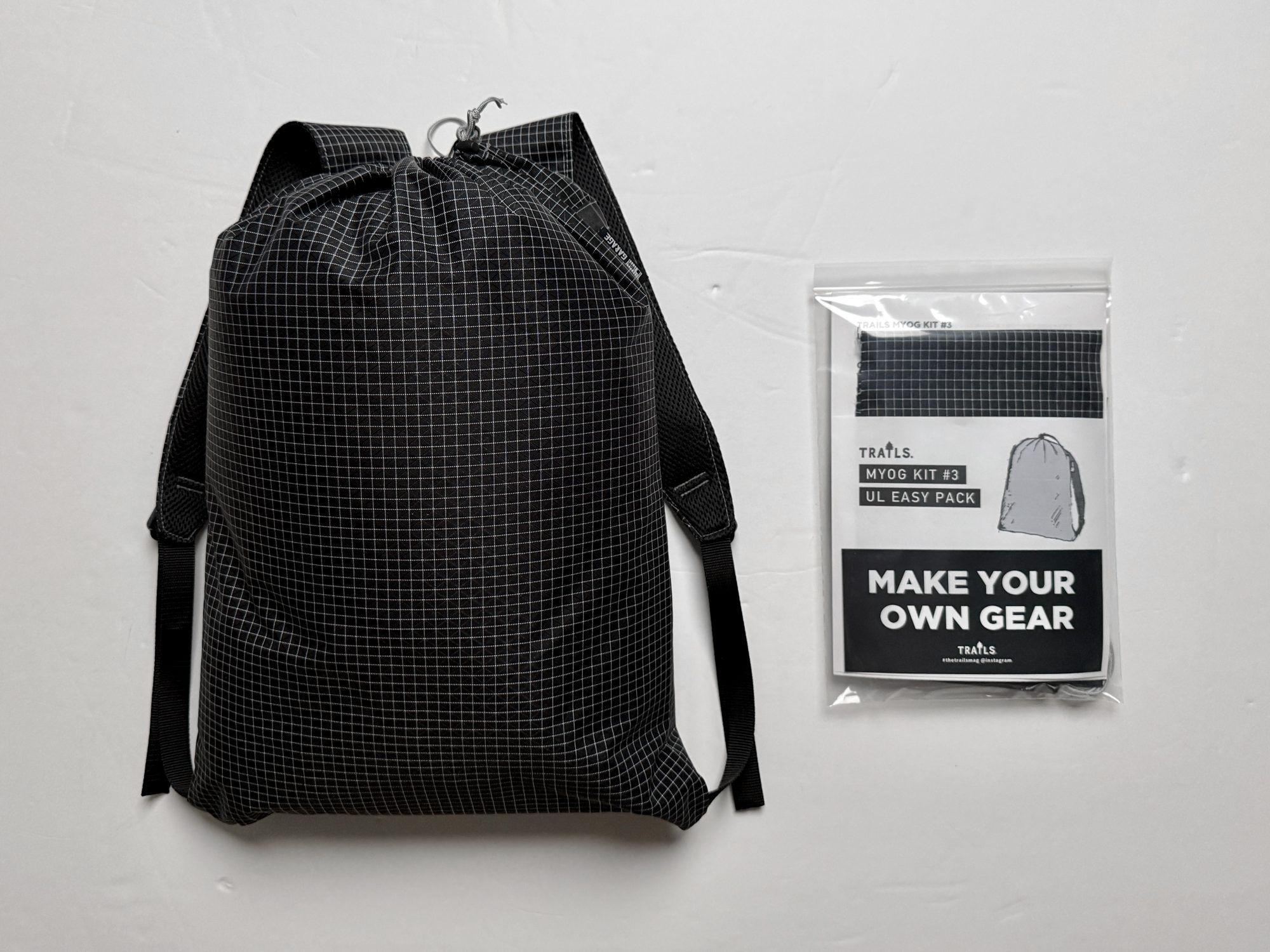MYOG KIT #03 ULイージーパック  (ダイニーマ・グリッドストップ 210D）