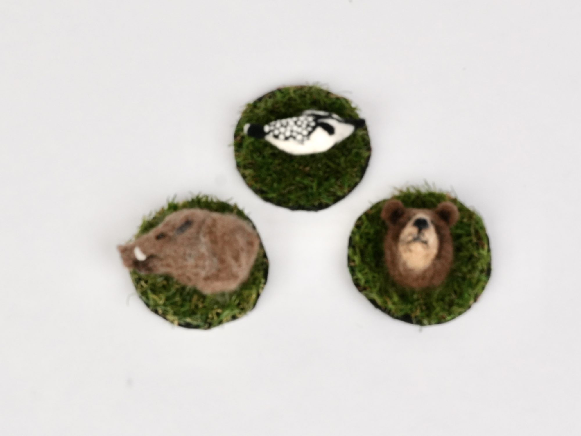 beans | 羊毛フェルトブローチ